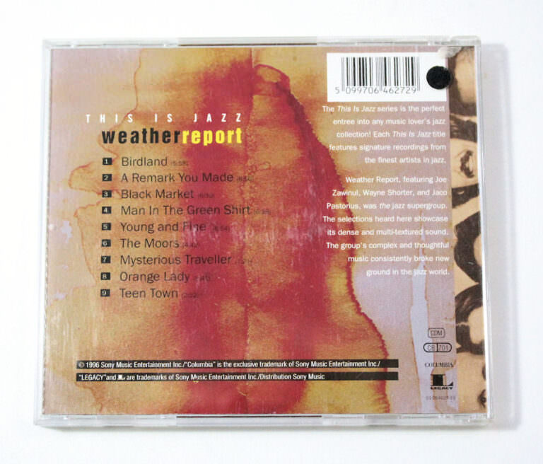 WEATHER REPORT this is jazz CD - Görsel 3