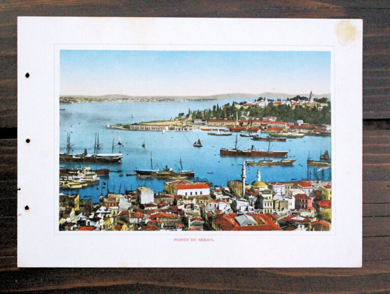 TARIHI YARIMADA eski Istanbul baskılarından 18x24 cm.