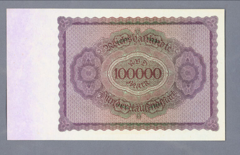 Almanya Deutschland 10000 Mark 1923 çil Banknot *SATILDI - OUT OF STOCK - Görsel 2