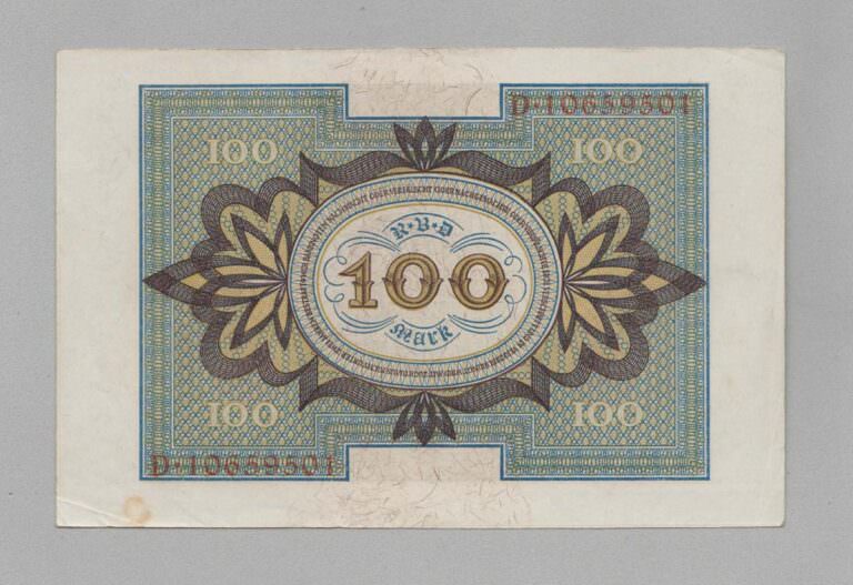 ALMANYA Deutschland 100 Mark 1920 UNC- çil Banknot - Görsel 2