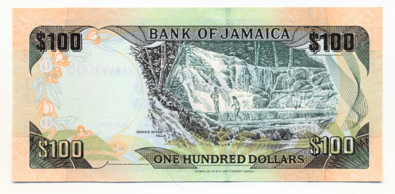 JAMAICA 100 Dollars 1994 - EF+ ççt banknot - Görsel 2