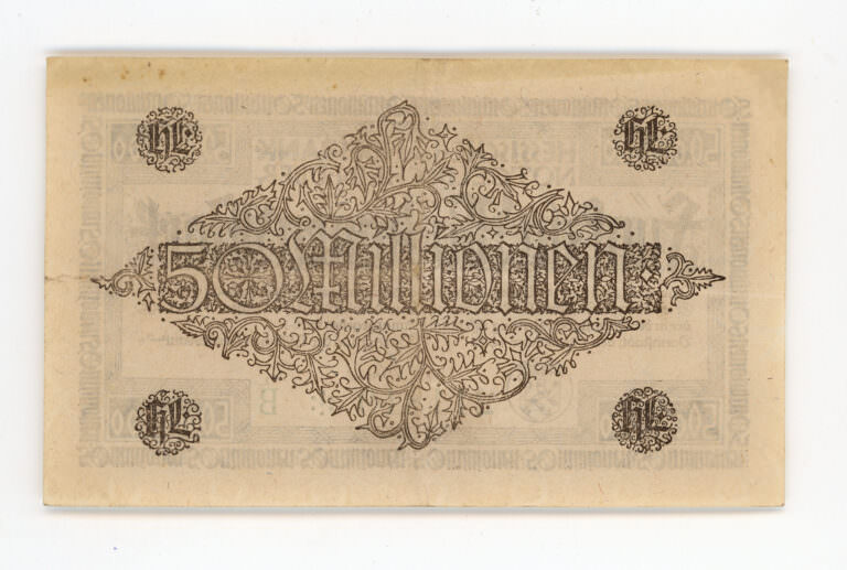 ALMANYA Deutschland 50 Milyon Mark 1923 çilaltı - Görsel 2
