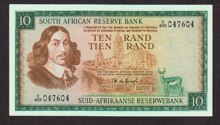 Güney Afrika Cum. South Africa 10 Rand 1967 UNC *çil