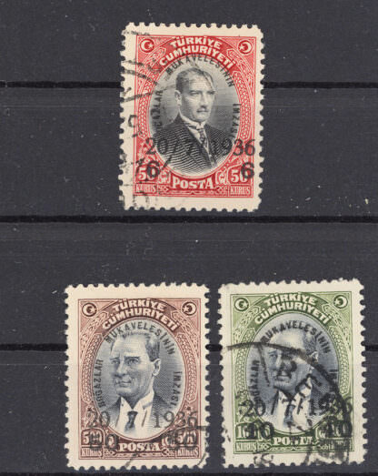 BOGAZLAR MUKAVELESI 1936 (1350-1351-1353)