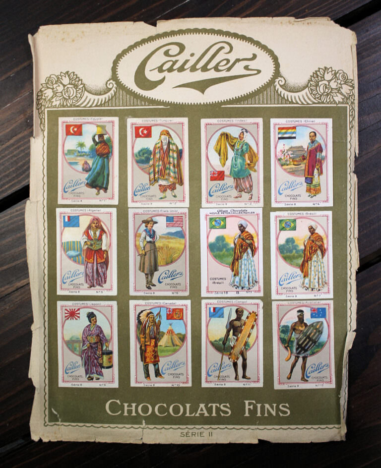CAILLER Chocolats Fins Sammelbilder, Türkei China Brasil, Rückseite Segelschiffe - Görsel 2