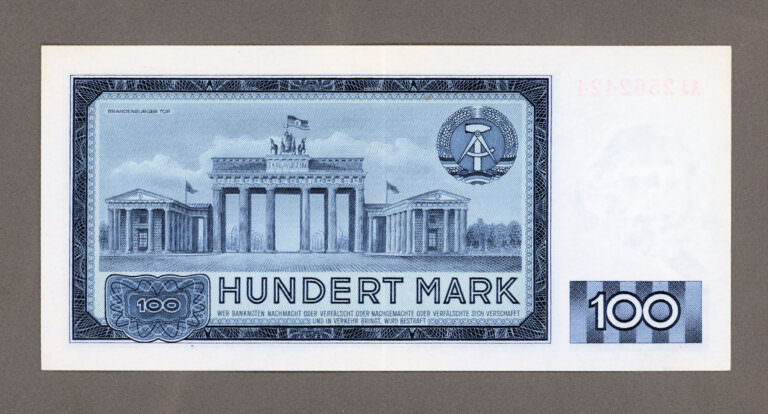 D.D.R. Dogu Almanya 1000 Mark 1964 Karl Marks çil banknot *SATILDI - OUT OF STOCK - Görsel 2