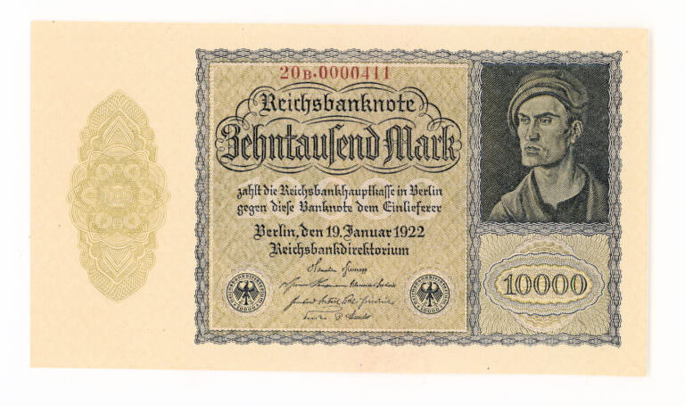 ALMANYA Deutschland 1000 Mark Berlin 1922 UNC- çil Banknot