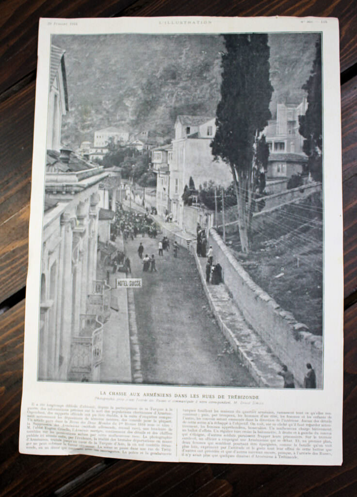 TRABZON Trebizonde Armenian Russian 1916 (GAZETE SAYFASI) - Görsel 5