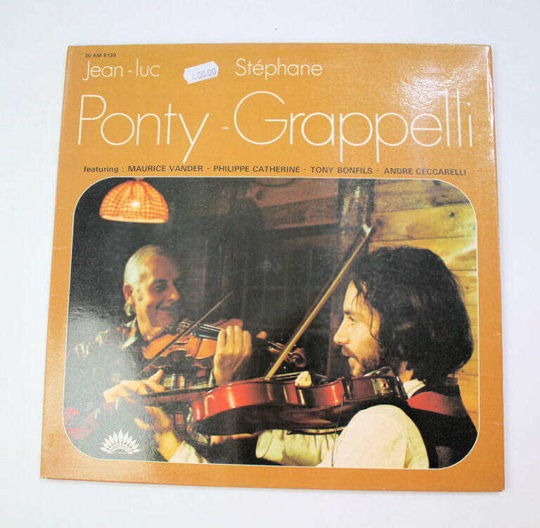 JEAN LUC PONTY - STEPHANE GRAPPELLI - Printed in France Plak 7 / Kapak 8 *SATILDI - OUT OF STOCK