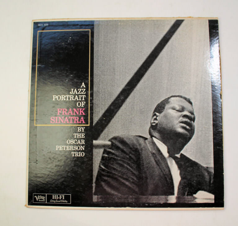 OSCAR PETERSON TRIO a portrait of Frank Sinatra - Printed in U.S.A. Plak 6 / Kapak 6 *SATILDI - STOKTA YOK
