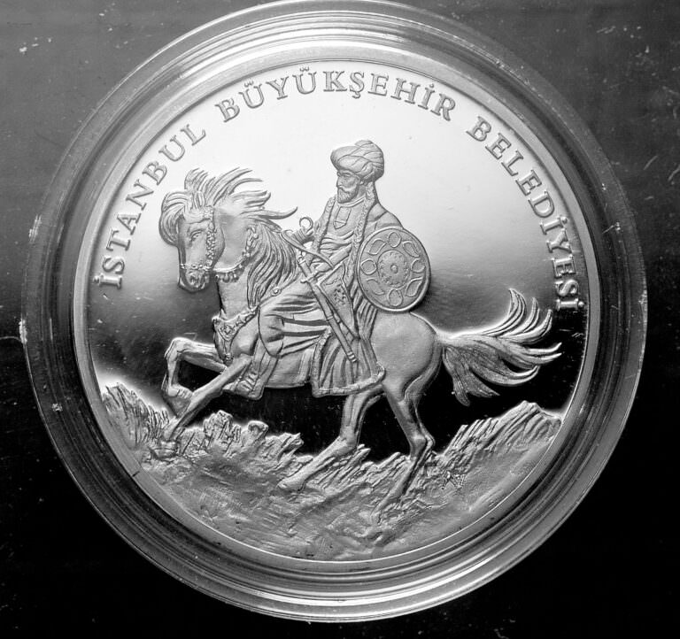 Fatih Sultan Mehmet Istanbul`un kurtulusu 555 sene *gümüş madalya