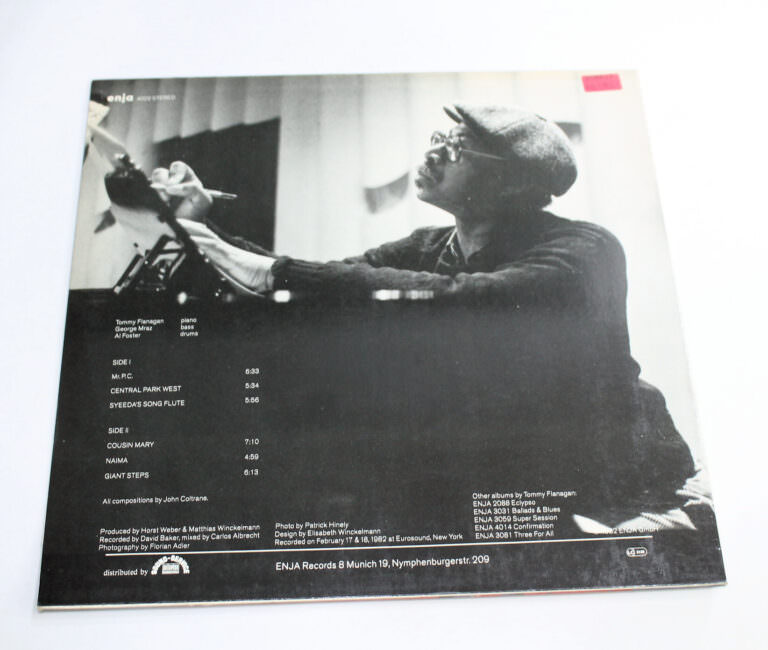 TOMMY FLANAGAN Giant Steps 1982 Printed in Germany 7/8 LP *SATILDI - Görsel 2