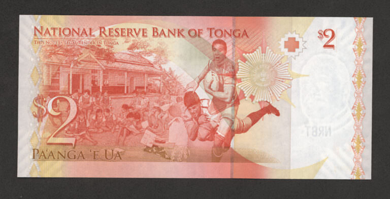 TONGA 2 Paanga çil banknot koleksiyon - Görsel 2