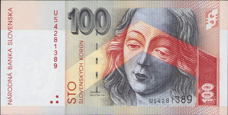 Slovenya 100 Tolarjev 2004 SLOWENIA çil banknot *SATILDI - OUT OF STOCK SATILDI