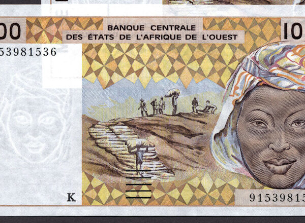 West African States, K Senegal, 1000 Francs 2002, UNC, çil banknot