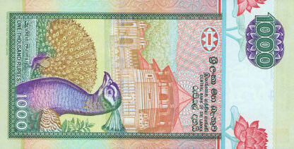 Sri Lanka 1.000 Rupi 2001 ÇİL baknot