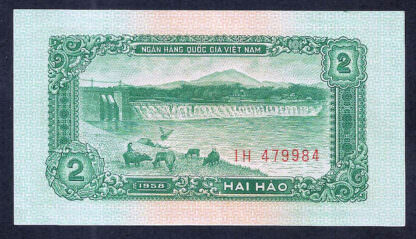 Vietnam 2 Hao 1958, UNC, P-69