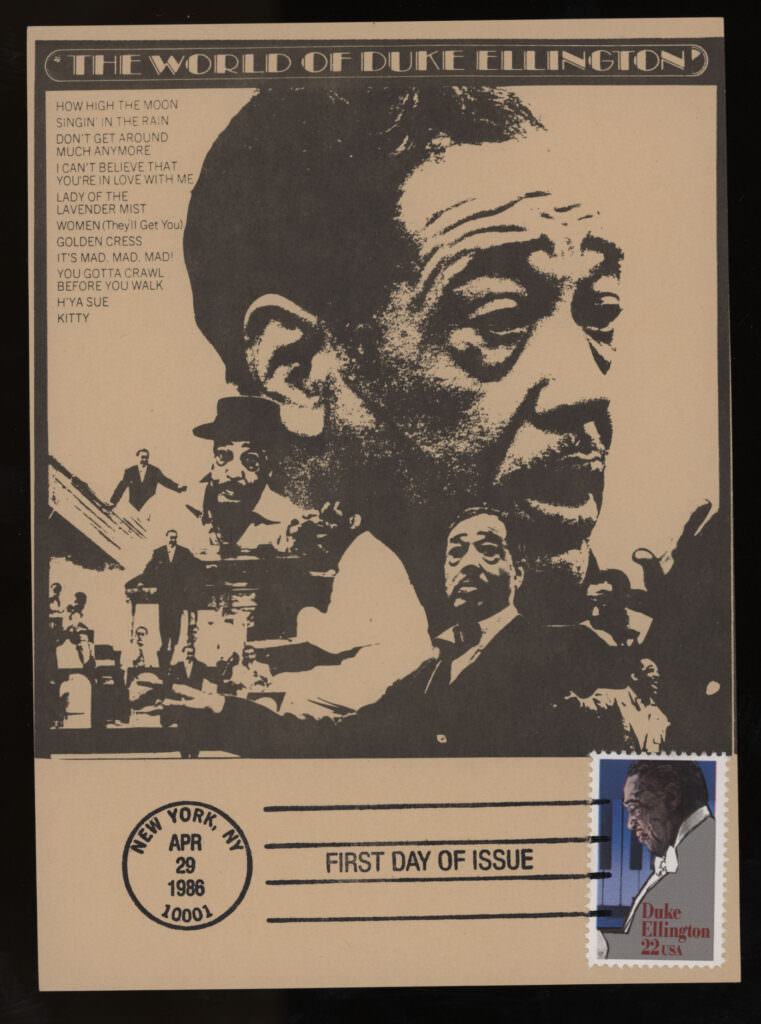 JAZZ temalı ilk gün maximumkartı Duke Ellington USA