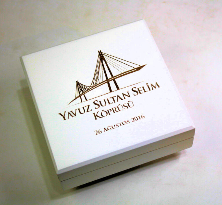 ICA 2016 Yavuz Sultan Selim Köprüsü hatıra madalyası orijinal kutusuyla