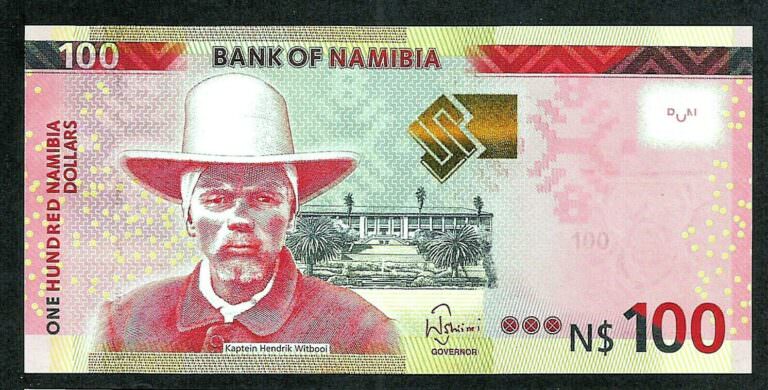 Namibia 100 Dollars 2018 Pick-14b UNC - çil banknot - Görsel 2