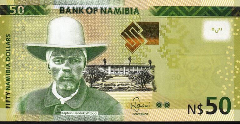 Namibia 50 Dollars 2002, UNC, P-7 UNC