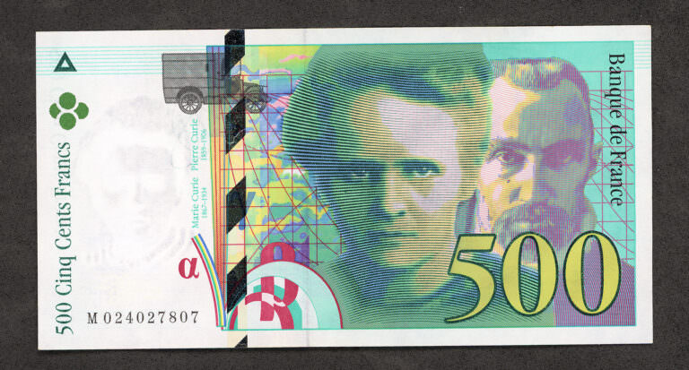 FRANSA FRANCE 500 Francs 1994-2000 Pick#160a/b - UNC banknot çil
