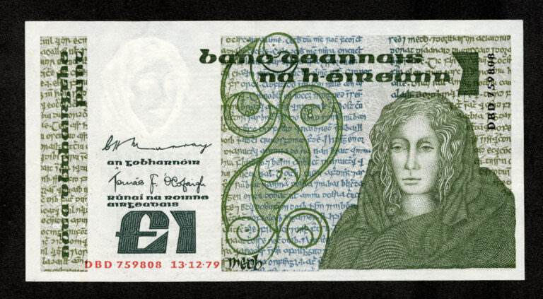 IRLAND Ireland 1 Pound 26.4.1988 Pick#70d UNC