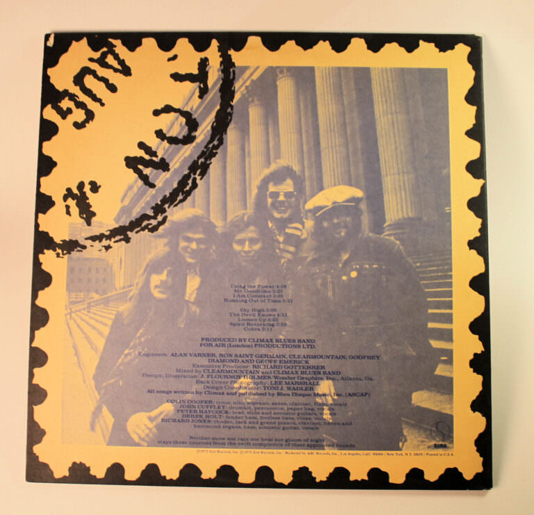 CLIMAX BLUES BAND Stamp Album *Blues LP - Printed in U.S.A. 9/9 *SATILDI - OUT OF STOCK - Görsel 2