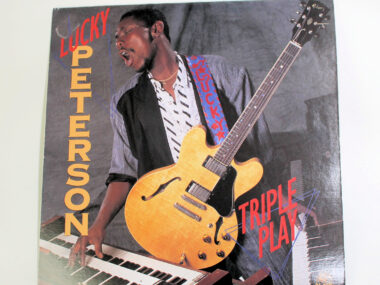 LUCKY PETERSON Triple Play* Blues LP - Printed in CANADA 8/8