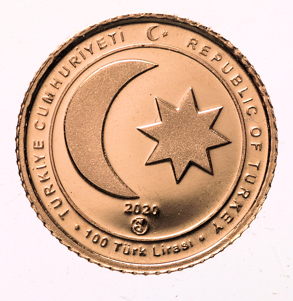 2020 YILI OSMANLI İMPARATORLUĞU DARPHANE HATIRA PARASI 1.5 GRAM ALTIN SERTİFİKALI *SATILDI - OUT OF STOCK