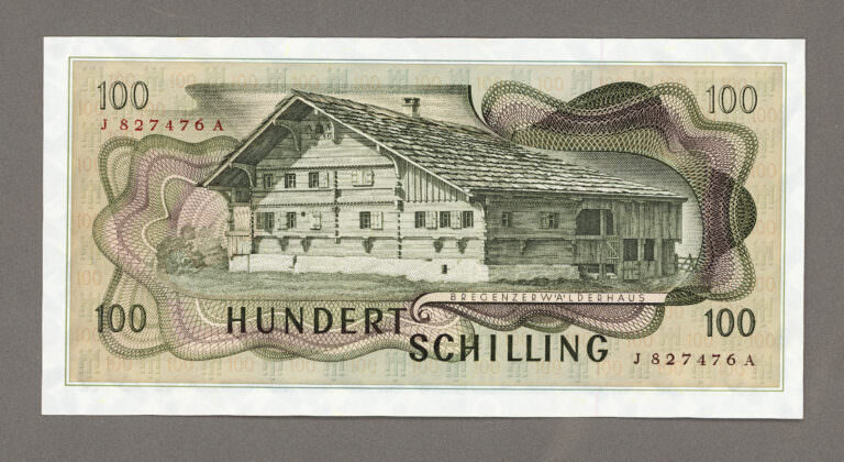 AVUSTURYA 100 Shilling 1969 Erste Auflage (ilk basim) ÇİLALTI banknot *SATILDI - OUT OF STOCK - Görsel 2