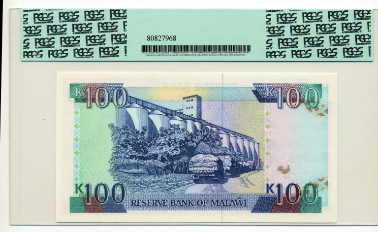 MAURITANIA 1000 OUGUIYA 1996 Pick#7h PCGS 65 PPQ - UNC - Görsel 3