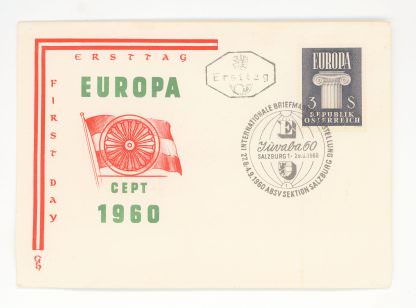 AVUSTURYA 1960 CEPT FDC