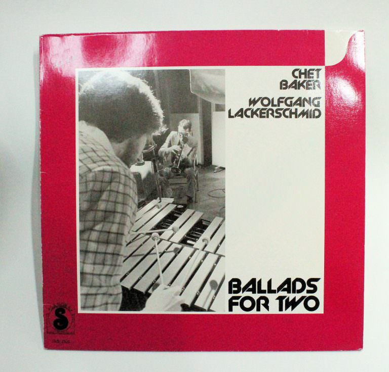 CHET BAKER WOLFGAN LACKERSCHMID JAZZ LP 33lük dönem baskısı *Printed in GERMANY 8/8