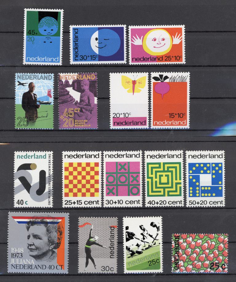 HOLLAND Nederlande Pul Lotu **MNH SATILDI-OUT OF STOCK - Görsel 3