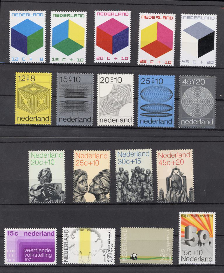 HOLLAND Nederlande Pul Lotu **MNH SATILDI-OUT OF STOCK