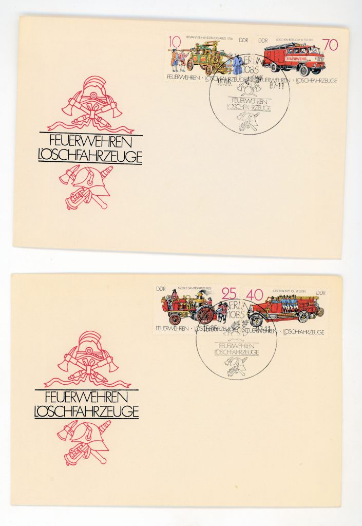 Almanya 2 FDCs Itfayeler 1987