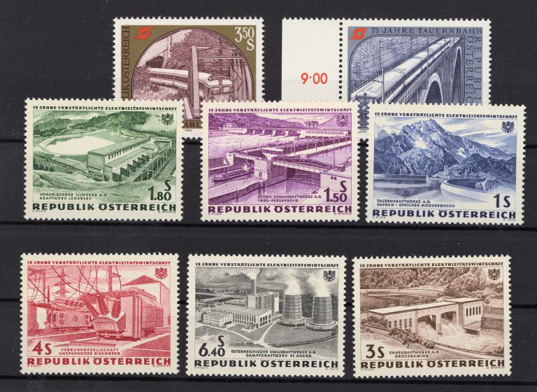 AUSTRIA Avusturya Stamps Barajlar serisi **MNH