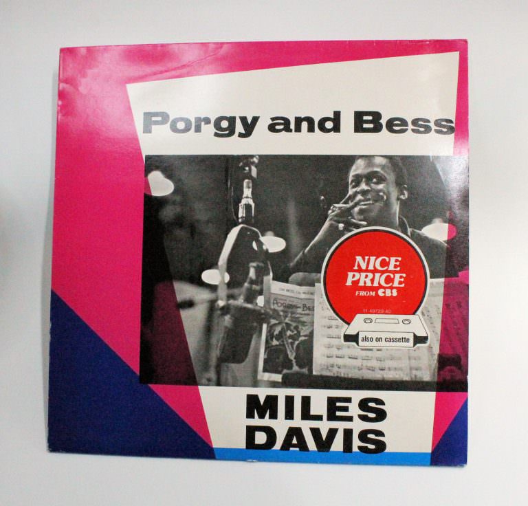 MILES DAVIS Porgy and Bess JAZZ LP 33lük dönem baskısı *Printed in HOLLAND 7/7 SATILDI - OUT OF STOCK