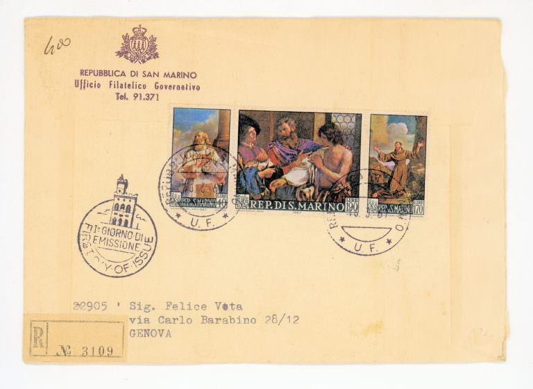 5 adet SAN MARINO FDCs