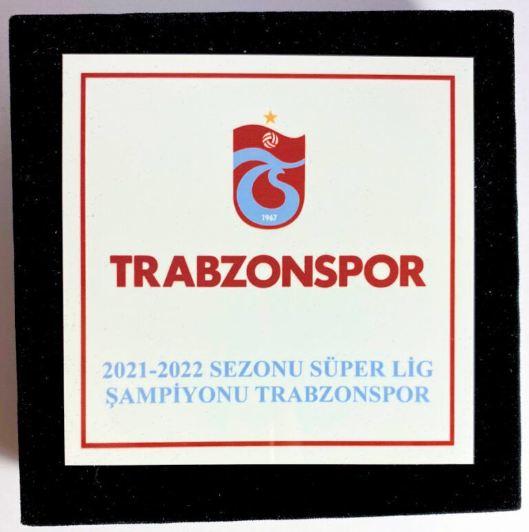 TRABZONSPOR 2022 şampiyonluk hatıra parası gümüş sertifikalı, kutulu - Görsel 2
