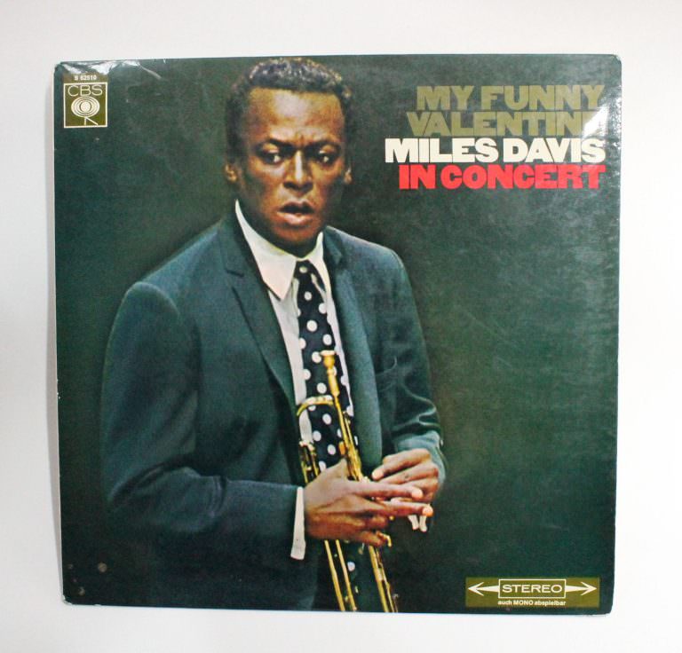 MILES DAVIS My funny Valentine JAZZ LP 33lük dönem baskısı *Printed in GERMANY 7/7 *SATILDI - OUT OF STOCK SATILDI