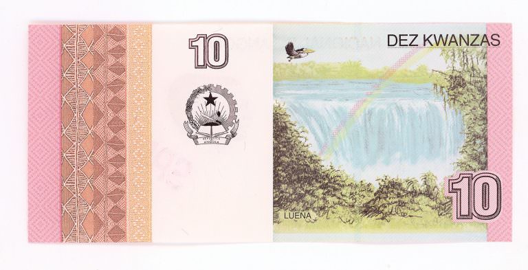 ANGOLA 10 KWANZAS 2012 SPECIMEN – UNC - Görsel 2