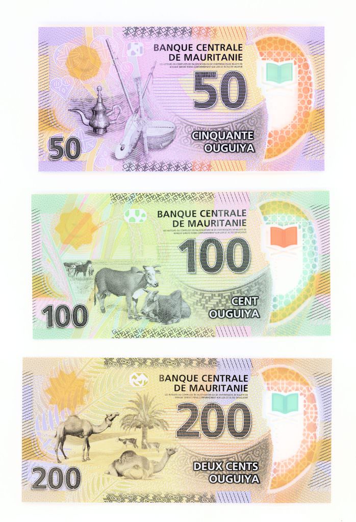 MAURITANIE MAURITENYA 50-100-200 RUPİ ÇİL 3 adet BANKNOT *SATILDI - OUT OF STOCK - Görsel 2