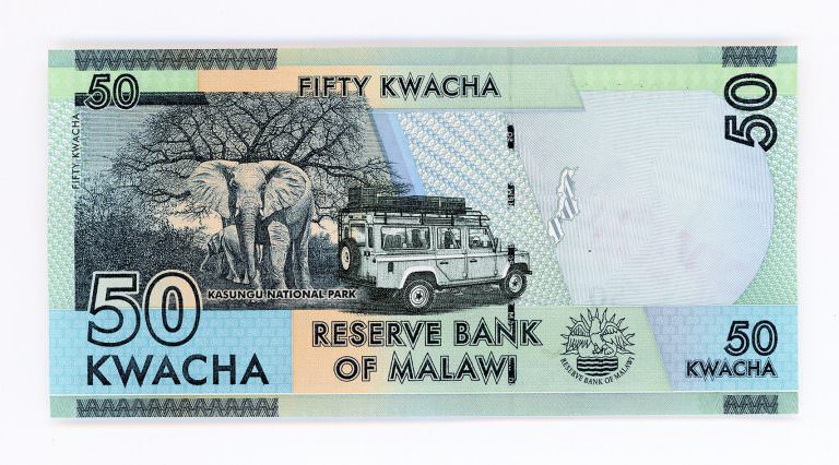 MALAWI 50 Kwacha SPECIMEN – UNC - Görsel 2