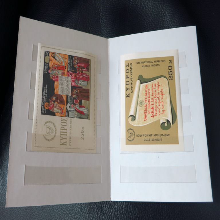 Kıbrıs Cyprus Pul albümü (ilk iki hariç hepsi Mint **MNH çil pulların) - Görsel 3