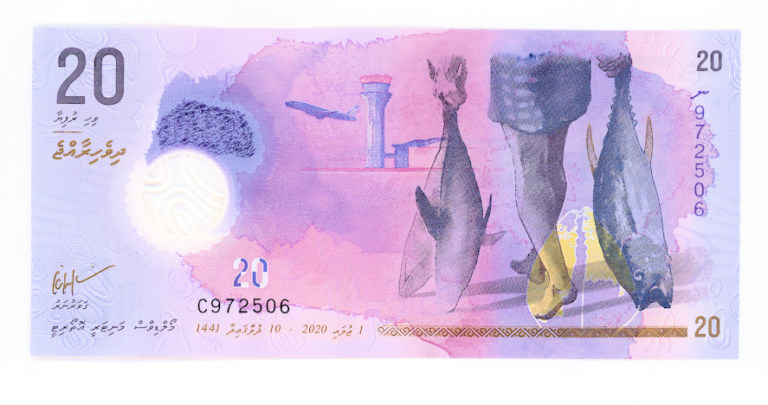 MALDIVES Maladivler 20 Rufiyaa  – UNC *çil