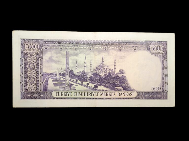 5. Emisyon 500 Lira 1968-1976 Pick#183 *EF - 4. Div. *ççt - Görsel 2