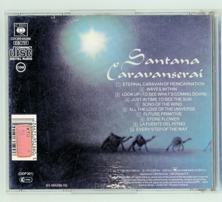 SANTANA Caravanserai - Rock CD - Görsel 2