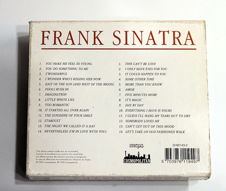 FRANK SINATRA (double CD) - JAZZ CD SATILDI - OUT OF STOCK SATILDI - OUT OF STOCK SATILDI - OUT OF STOCK - Görsel 2